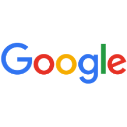 The Google logo, consisting of an uppercase blue G, then followed by the following lowercase letters: o in red, o in yellow, g in blue, l in green, and e red.