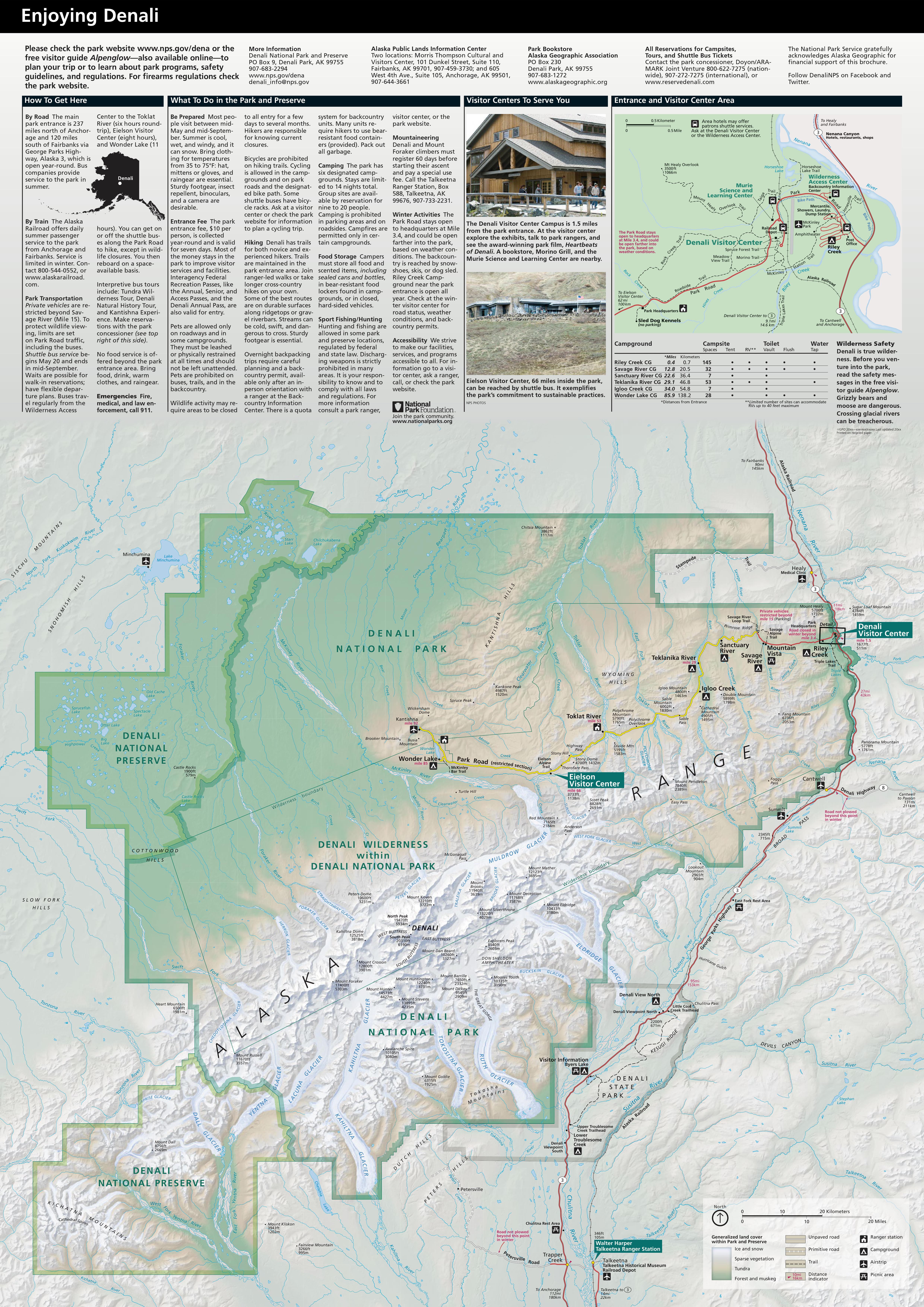 Map: Denali National Park section image