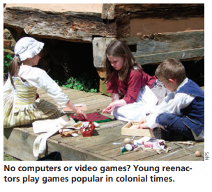 IMAGE: Young Reenactors section image
