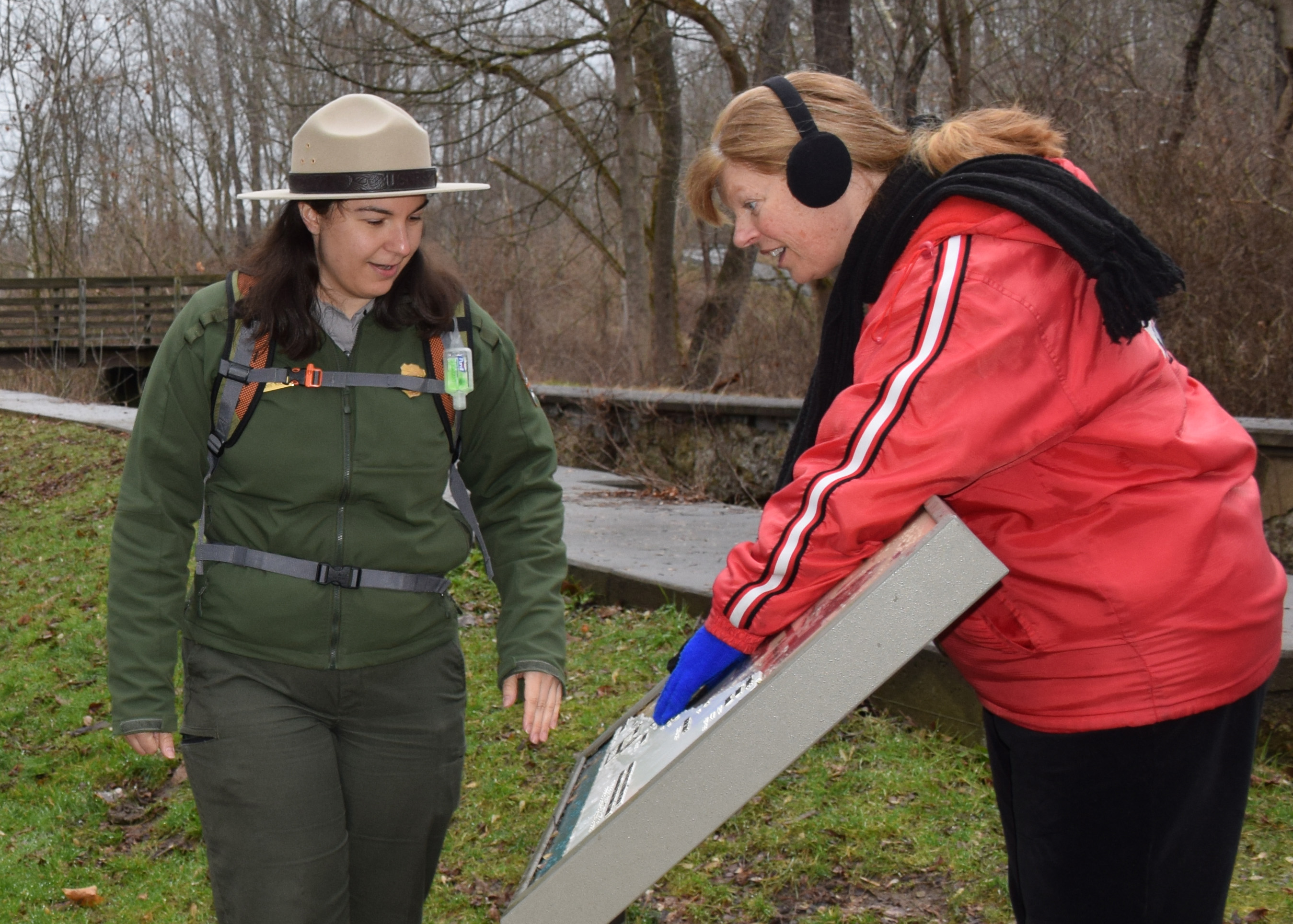 Photo of Testing Audio Description: Combining tactile maps and Audio Description proves to be an engaging combination at Cuyahoga Valley National Park in Ohio (2024)