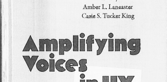 Amplifying Voices in UX: Balancing design and user needs in technical communication (2024) logo